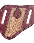 Hilason Western Style  Knife Scabbard Sheath Cover Genuine Leather