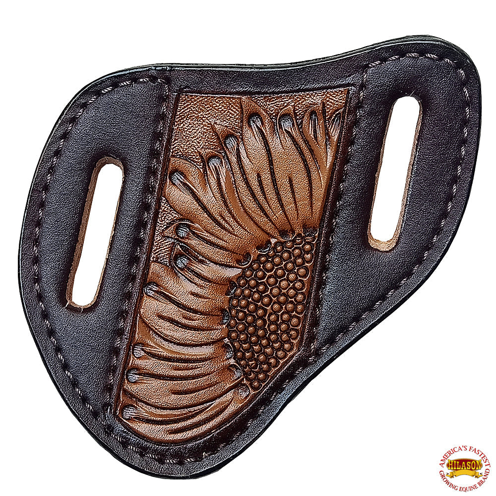 Hilason Western Style  Knife Scabbard Sheath Cover Genuine Leather