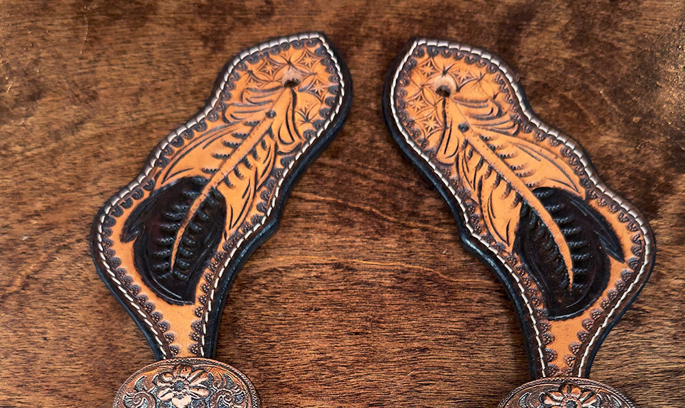 Hilason Western Style Men &amp; Womens Spur Straps for Horse Riding, Barrel Racing,Show,and Rodeo