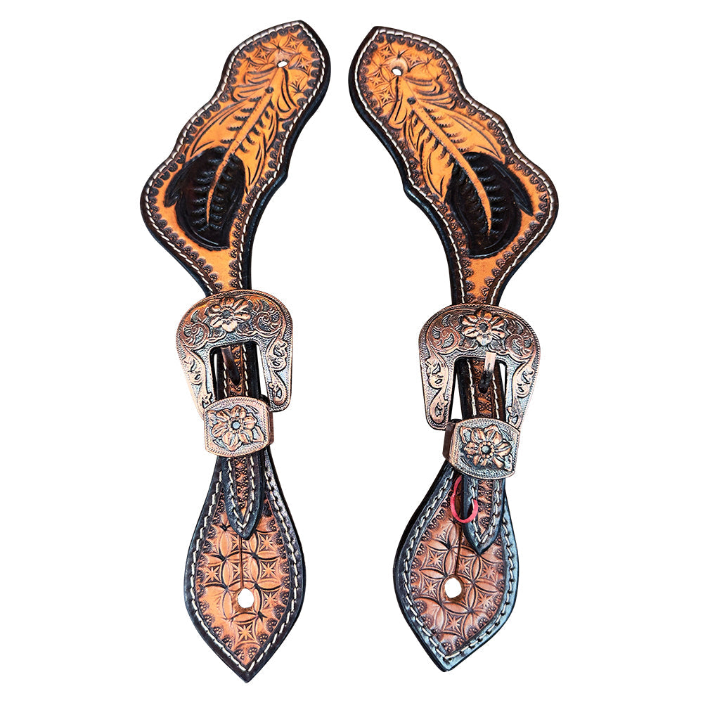 Hilason Western Style Men &amp; Womens Spur Straps for Horse Riding, Barrel Racing,Show,and Rodeo