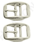 3/4 In Die Cast Double Bar Buckle Nickel Plt. By Hilason – Hilason
