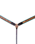 HILASON Western Horse Headstall Breast Collar Spur Strap Set American Leather
