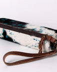 American Darling ADBG388ACTRQ Coin Purse Hair On Genuine Leather Women Bag Western Handbag Purse