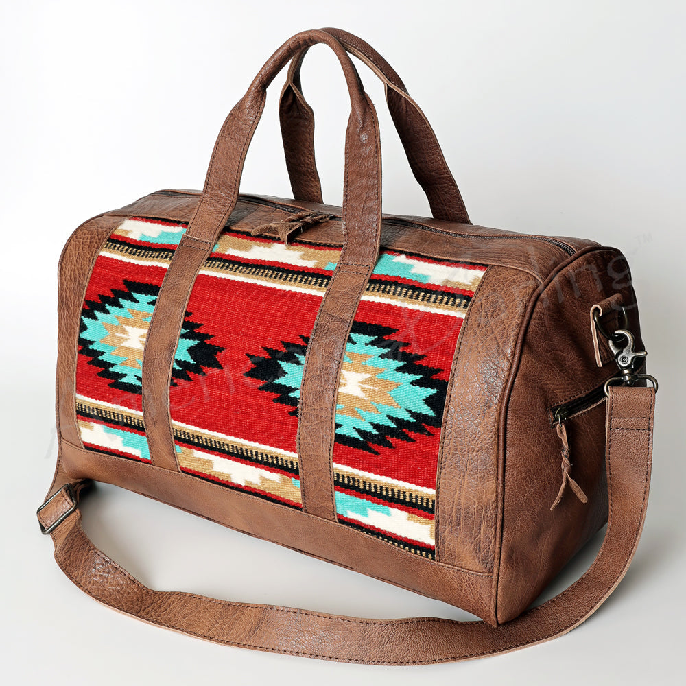 American Darling Duffel Hair On Genuine Leather Women Bag Western Handbag Purse