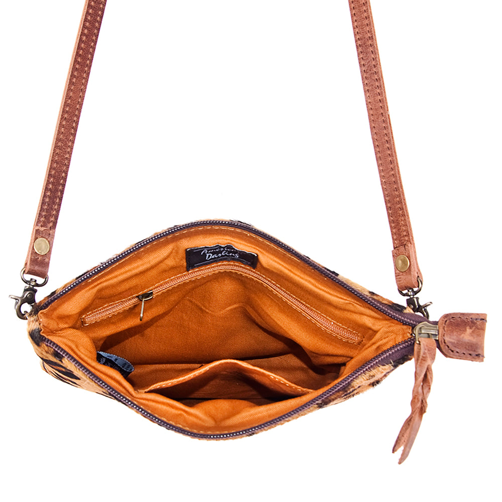 American Darling Small Crossbody Saddle Blanket Genuine Leather women bag western handbag purse