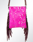 American Darling Cross Body Hair On Genuine Leather Women Bag Western Handbag Purse