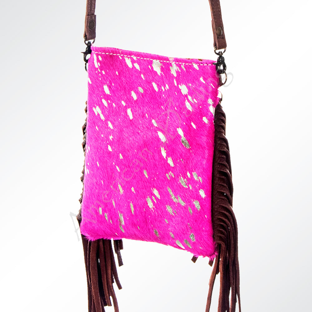 American Darling Cross Body Hair On Genuine Leather Women Bag Western Handbag Purse
