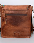American Darling ADBG396 Large Crossbody Hand Tooled Genuine Leather Women Bag Western Handbag Purse