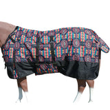 Hilason 1200D Winter Waterproof Horse Turnout Blanket Belly Wrap Royal Blue