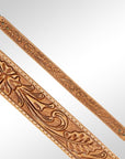 American Darling ADBT101-28 Hand Tooled Genuine Leather Crossbody Handle Strap For Bags
