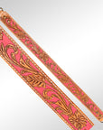 American Darling ADBT104-48 Hand Tooled Genuine Leather Crossbody Handle Strap For Bags