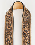 American Darling ADBT105-48 Hand Tooled Genuine Leather Crossbody Handle Strap For Bags