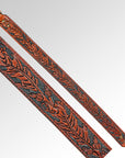 American Darling ADBT109-28 Hand Tooled Genuine Leather Crossbody Handle Strap For Bags