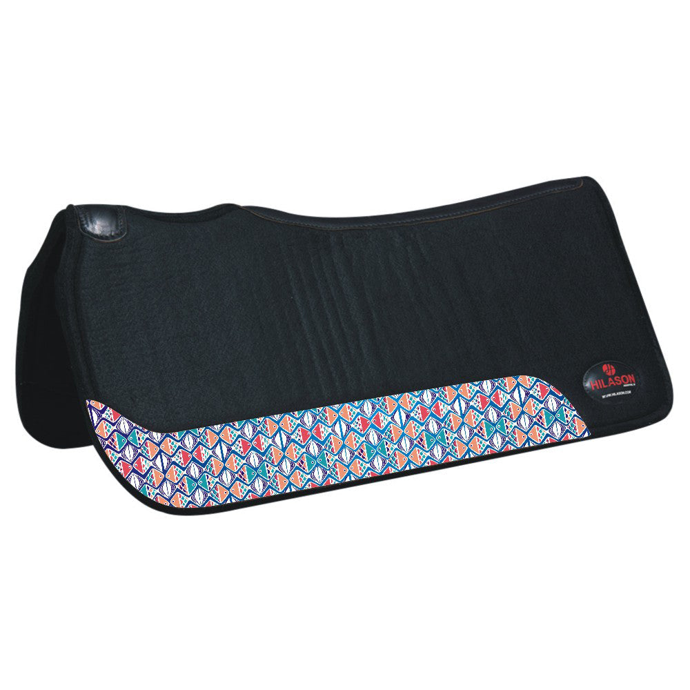 HILASON 31 In X 30 In Western Horse 100% Wool Felt Saddle Pad