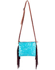 American Darling Small Crossbody Saddle Blanket Genuine Leather women bag western handbag purse
