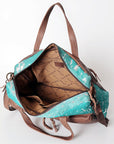 American Darling Briefcase Hair On Genuine Leather Women Bag Western Handbag Purse