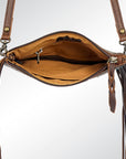 American Darling Cross Body Hand Tooled Hair On-Genuine Leather Western Women Bag Handbag Purse | Crossbody for Cute