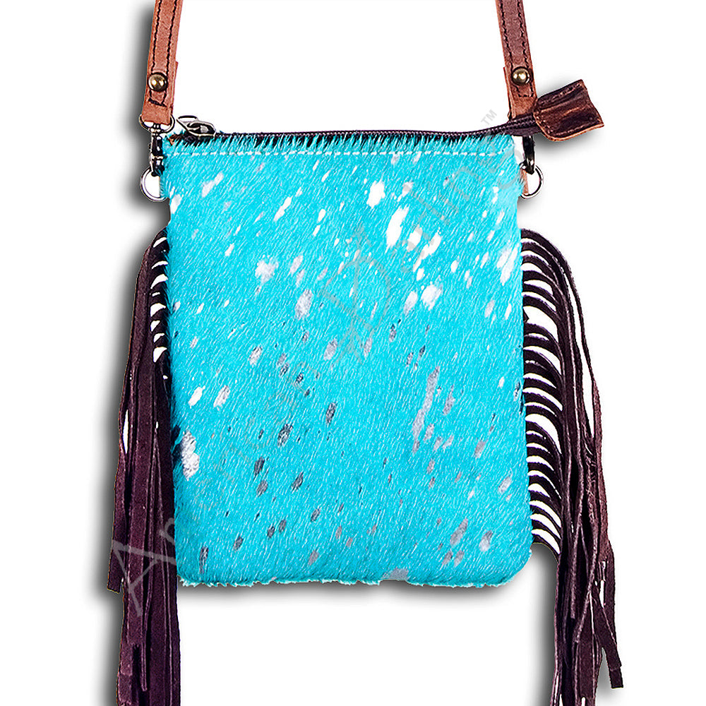 American Darling Cross Body Hair On Genuine Leather Women Bag Western Handbag Purse