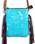 American Darling Cross Body Hair On Genuine Leather Women Bag Western Handbag Purse