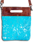 American Darling Messenger Hair On Genuine Leather Western Women Bag Handbag Purse | Cute