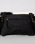 American Darling Hand Tooled Hair-On Genuine Leather Women Bag Western Handbag Purse