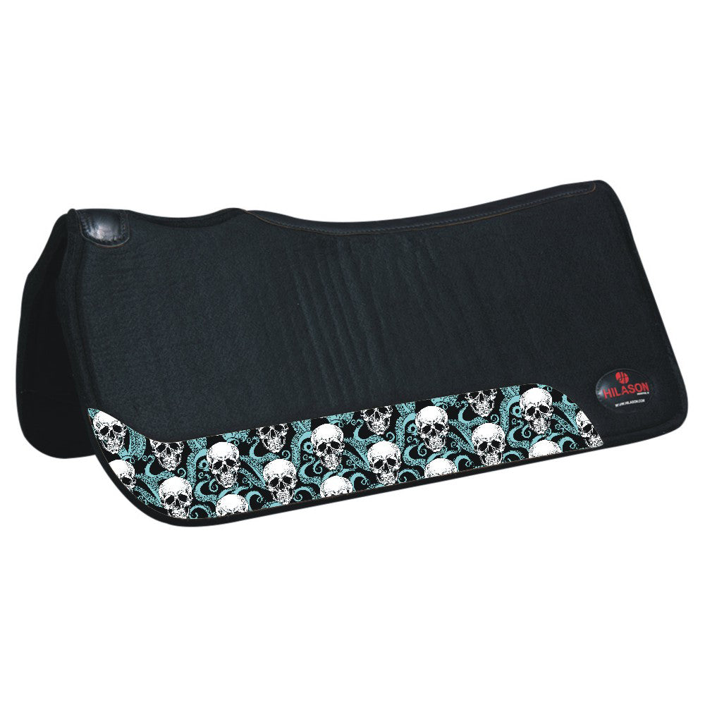 HILASON 31 In X 30 In Western Horse 100% Wool Felt Saddle Pad