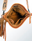 American Darling ADBG464 Chaps Bag Hand Tooled Genuine Leather Women Bag Western Handbag Purse