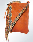 American Darling ADBG464 Chaps Bag Hand Tooled Genuine Leather Women Bag Western Handbag Purse