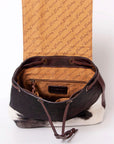ADBGZ102 American Darling Hand Tooled Hair On Genuine Leather Women Bag Western Handbag Purse