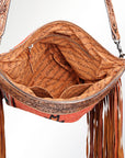American Darling ADBGZ103 Signature Crossbody Hand Tooled Saddle Blanket Genuine Leather Women Bag Western Handbag Purse