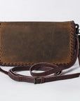 American Darling ADBG485CRAZY Organiser Genuine Leather Women Bag Western Handbag Purse