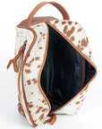 American Darling Hand Tooled Hair On Genuine Leather Women Bag Western Handbag Purse