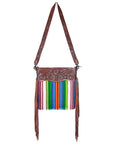 American Darling ADBGZ108R Signature Crossbody Hand Tooled Saddle Blanket Genuine Leather Women Bag Western Handbag Purse