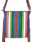 American Darling ADBGZ108R Signature Crossbody Hand Tooled Saddle Blanket Genuine Leather Women Bag Western Handbag Purse