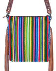 American Darling ADBGZ109R Signature Crossbody Hand Tooled Saddle Blanket Genuine Leather Women Bag Western Handbag Purse