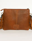 American Darling Small Crossbody Hand Tooled Hair On Genuine Leather Women Bag Western Handbag Purse
