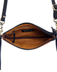 American Darling Small Crossbody Hand Tooled Hair On Genuine Leather Women Bag Western Handbag Purse