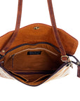 American Darling  Envelope Hand Tooled Hair On Genuine Leather Women Bag Western Handbag Purse