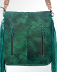American Darling ADBGZ121 Large Crossbody Hand Tooled Genuine Leather Women Bag Western Handbag Purse