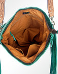 American Darling ADBGZ121 Large Crossbody Hand Tooled Genuine Leather Women Bag Western Handbag Purse