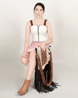 American Darling Cross Body I Hand Tooled Hair On Genuine Leather Women Bag Western Handbag Purse