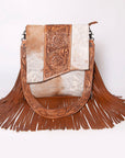 American Darling Cross Body I Hand Tooled Hair On Genuine Leather Women Bag Western Handbag Purse
