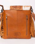 American Darling Cross Body I Hand Tooled Hair On Genuine Leather Women Bag Western Handbag Purse