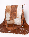 American Darling Cross Body I Hand Tooled Hair On Genuine Leather Women Bag Western Handbag Purse