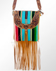 American Darling CROSS BODY I Hand Tooled Hair-on Genuine Leather women bag western handbag purse