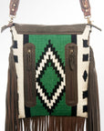 American Darling Cross Body Saddle Blanket Genuine Leather women bag western handbag purse