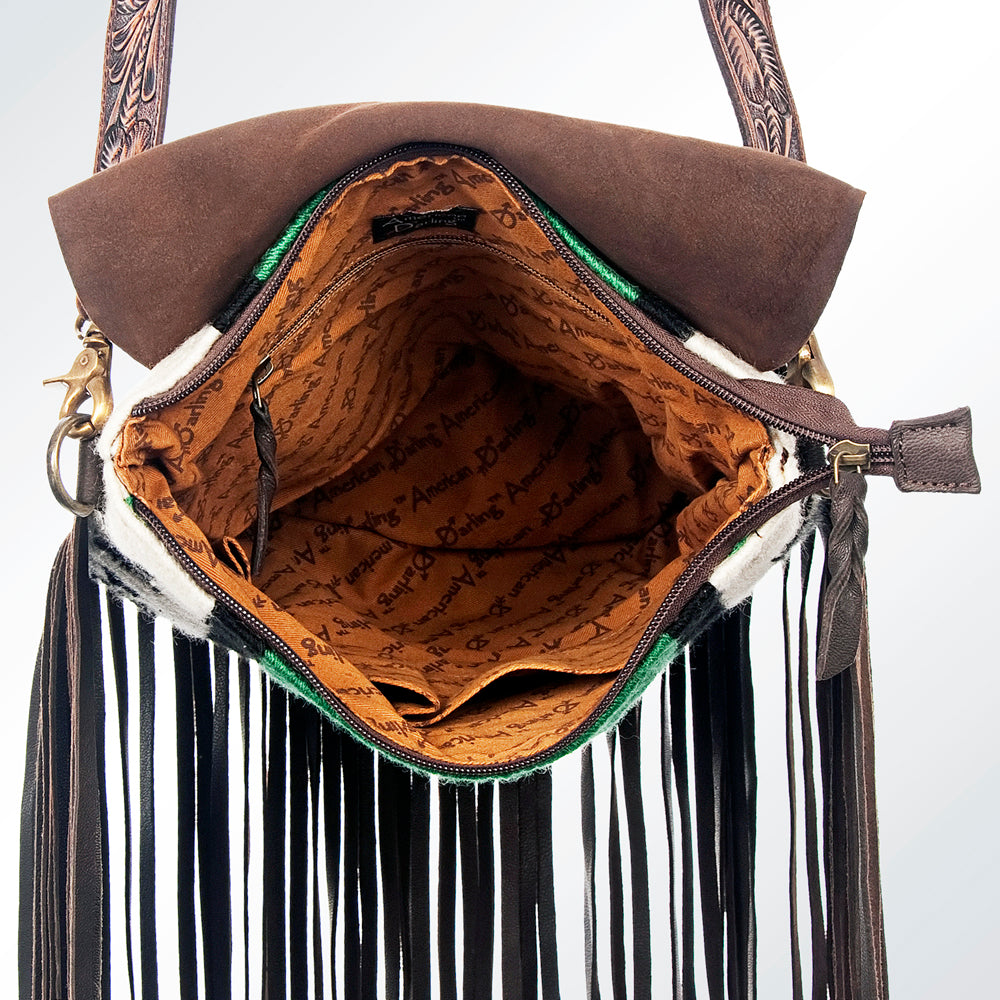 American Darling Cross Body Saddle Blanket Genuine Leather women bag western handbag purse
