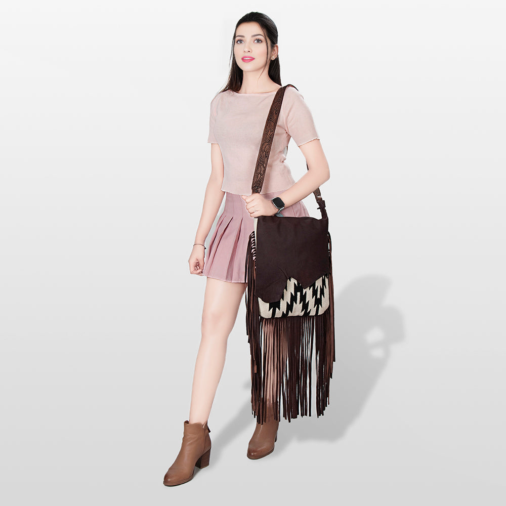 American Darling Cross Body Saddle Blanket Genuine Leather women bag western handbag purse