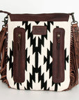 American Darling Cross Body Saddle Blanket Genuine Leather women bag western handbag purse