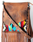 American Darling Cross Body Saddle Blanket Genuine Leather women bag western handbag purse